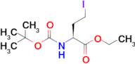 (S)-Ethyl 2-((tert-butoxycarbonyl)amino)-4-iodobutanoate