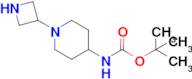 tert-Butyl (1-(azetidin-3-yl)piperidin-4-yl)carbamate