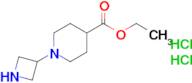 Ethyl 1-(azetidin-3-yl)piperidine-4-carboxylate dihydrochloride