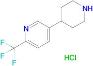 5-(Piperidin-4-yl)-2-(trifluoromethyl)pyridine hydrochloride