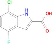 7-Chloro-4-fluoro-1H-indole-2-carboxylic acid