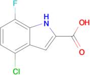 4-Chloro-7-fluoro-1H-indole-2-carboxylic acid