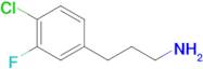 3-(4-Chloro-3-fluorophenyl)propan-1-amine