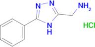 (5-Phenyl-4H-1,2,4-triazol-3-yl)methanamine hydrochloride