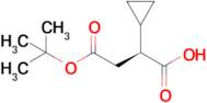 (S)-4-(tert-Butoxy)-2-cyclopropyl-4-oxobutanoic acid