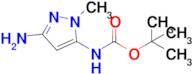 tert-Butyl (3-amino-1-methyl-1H-pyrazol-5-yl)carbamate