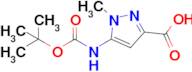 5-((tert-Butoxycarbonyl)amino)-1-methyl-1H-pyrazole-3-carboxylic acid