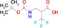 2-(((tert-Butoxycarbonyl)amino)methyl)-3,3,3-trifluoropropanoic acid