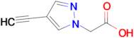 2-(4-Ethynyl-1H-pyrazol-1-yl)acetic acid