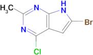 6-Bromo-4-chloro-2-methyl-7H-pyrrolo[2,3-d]pyrimidine