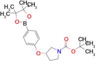 (S)-tert-Butyl 3-(4-(4,4,5,5-tetramethyl-1,3,2-dioxaborolan-2-yl)phenoxy)pyrrolidine-1-carboxylate