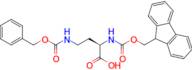(R)-2-((((9H-Fluoren-9-yl)methoxy)carbonyl)amino)-4-(((benzyloxy)carbonyl)amino)butanoic acid