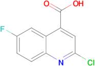 2-Chloro-6-fluoroquinoline-4-carboxylic acid