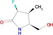 (3S,4S,5S)-3-Fluoro-5-(hydroxymethyl)-4-methylpyrrolidin-2-one