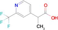 2-(2-(Trifluoromethyl)pyridin-4-yl)propanoic acid