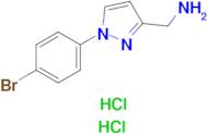 (1-(4-Bromophenyl)-1H-pyrazol-3-yl)methanamine dihydrochloride