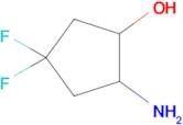 2-Amino-4,4-difluorocyclopentanol