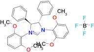(4S,5S)-1,3-Bis(2,6-dimethoxyphenyl)-4,5-diphenyl-4,5-dihydro-1H-imidazol-3-ium tetrafluoroborate