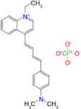 4-((1E,3E)-4-(4-(Dimethylamino)phenyl)buta-1,3-dien-1-yl)-1-ethylquinolin-1-ium perchlorate