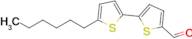 5'-Hexyl-[2,2'-bithiophene]-5-carbaldehyde