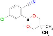 4-Chloro-2-(5,5-dimethyl-1,3,2-dioxaborinan-2-yl)benzonitrile