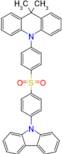 10-(4-((4-(9H-Carbazol-9-yl)phenyl)sulfonyl)phenyl)-9,9-dimethyl-9,10-dihydroacridine