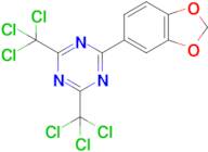 2-(Benzo[d][1,3]dioxol-5-yl)-4,6-bis(trichloromethyl)-1,3,5-triazine