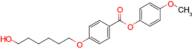 4-Methoxyphenyl 4-((6-hydroxyhexyl)oxy)benzoate