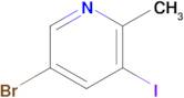 5-Bromo-3-iodo-2-methylpyridine