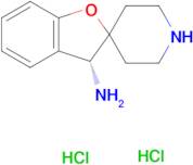 (R)-3H-Spiro[benzofuran-2,4'-piperidin]-3-amine dihydrochloride