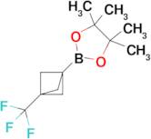 4,4,5,5-Tetramethyl-2-(3-(trifluoromethyl)bicyclo[1.1.1]pentan-1-yl)-1,3,2-dioxaborolane