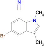 5-Bromo-1,3-dimethyl-1H-indole-7-carbonitrile