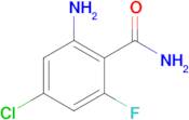 2-Amino-4-chloro-6-fluorobenzamide