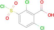 2,6-Dichloro-3-(chlorosulfonyl)benzoic acid