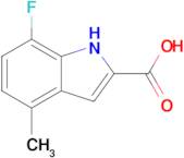 7-Fluoro-4-methyl-1H-indole-2-carboxylic acid