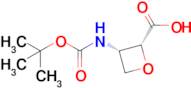 (2R,3S)-3-((tert-Butoxycarbonyl)amino)oxetane-2-carboxylic acid