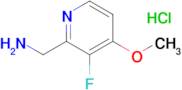 (3-Fluoro-4-methoxypyridin-2-yl)methanamine hydrochloride