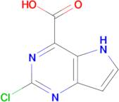 2-Chloro-5H-pyrrolo[3,2-d]pyrimidine-4-carboxylic acid