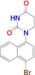 1-(4-Bromonaphthalen-1-yl)dihydropyrimidine-2,4(1H,3H)-dione