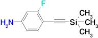 3-Fluoro-4-((trimethylsilyl)ethynyl)aniline