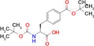 (S)-2-((tert-Butoxycarbonyl)amino)-3-(4-(tert-butoxycarbonyl)phenyl)propanoic acid