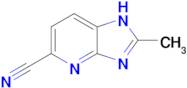 2-methyl-1H-imidazo[4,5-b]pyridine-5-carbonitrile