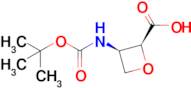 (2S,3R)-3-((tert-Butoxycarbonyl)amino)oxetane-2-carboxylic acid