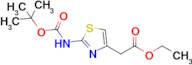 Ethyl 2-(2-((tert-butoxycarbonyl)amino)thiazol-4-yl)acetate