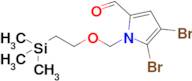 4,5-Dibromo-1-((2-(trimethylsilyl)ethoxy)methyl)-1H-pyrrole-2-carbaldehyde