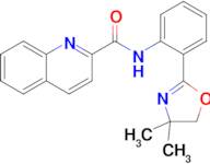 N-(2-(4,4-Dimethyl-4,5-dihydrooxazol-2-yl)phenyl)quinoline-2-carboxamide