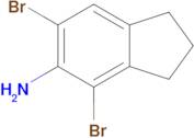 4,6-Dibromo-2,3-dihydro-1H-inden-5-amine