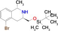 (1S,3R)-5-Bromo-3-(((tert-butyldimethylsilyl)oxy)methyl)-1-methyl-1,2,3,4-tetrahydroisoquinoline