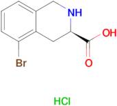 (R)-5-Bromo-1,2,3,4-tetrahydroisoquinoline-3-carboxylic acid hydrochloride