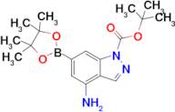 tert-Butyl 4-amino-6-(4,4,5,5-tetramethyl-1,3,2-dioxaborolan-2-yl)-1H-indazole-1-carboxylate